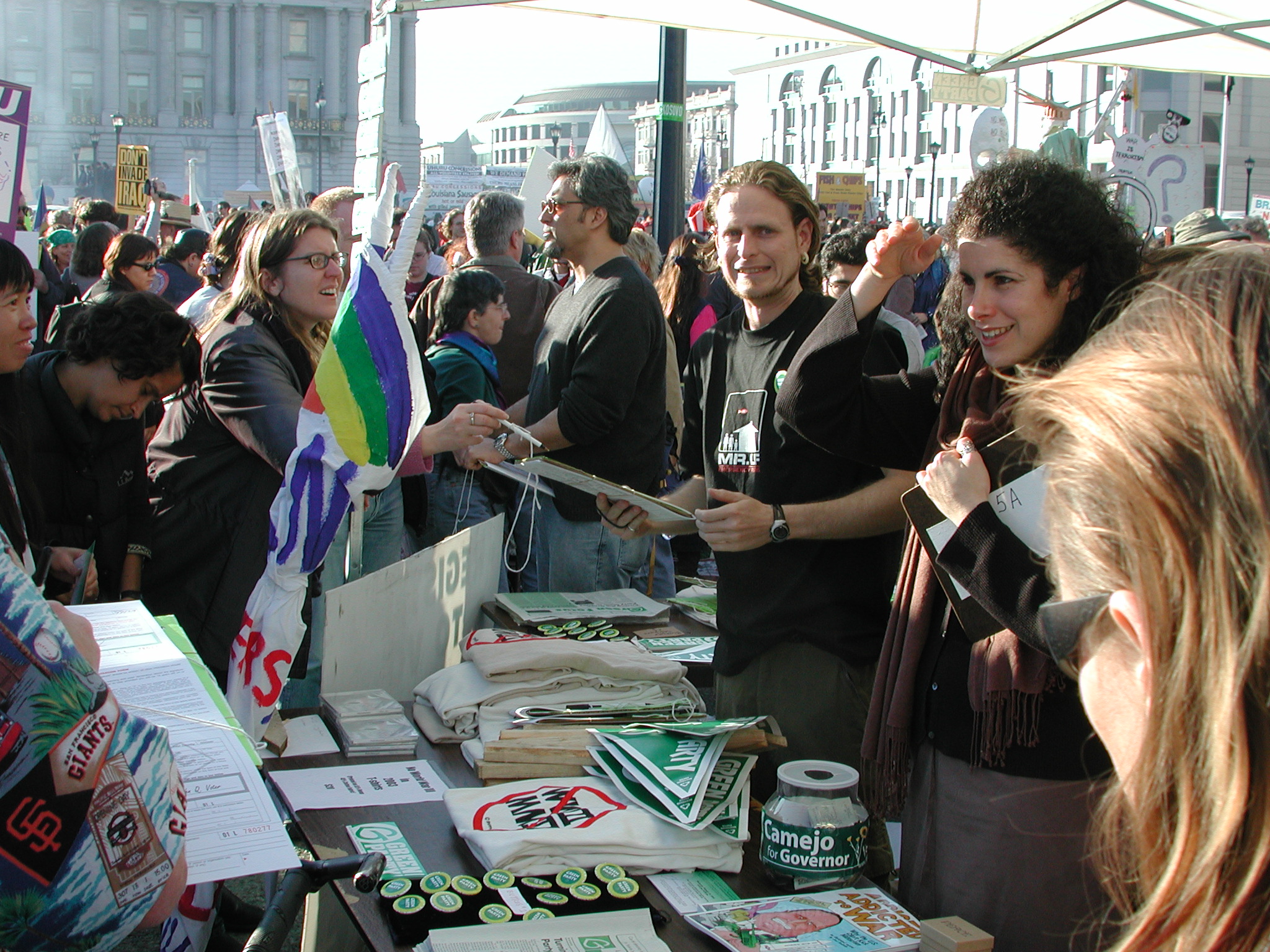 Green Party Table